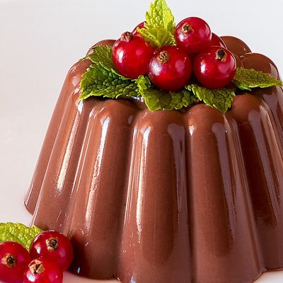 Шоколадный пудинг в пароварке